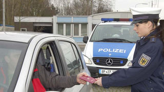 Kontrolle beim Grenzübertritt mit dem Auto