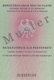 Reiseausweis als Passersatz