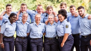Die neue Lehrgruppe in der Bundespolizeisportschule Kienbaum