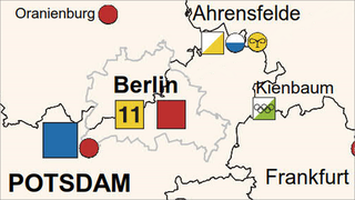 Ausschnitt aus der Standortkarte