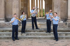 Das Blechbläserquintett des Bundespolizeiorchesters Berlin