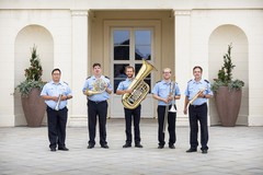 Das Blechbläser-Quintett des Bundespolizeiorchesters Hannover