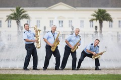 Das Saxofon-Quartett des Bundespolizeiorchesters Hannover