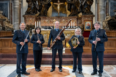 Das Holzbläser-Quintett des Bundespolizeiorchesters Hannover