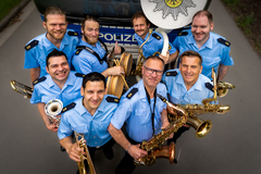 Die Lucky-Cops des Bundespolizeiorchesters Hannover