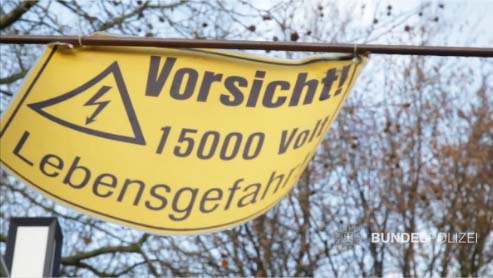 Warnschild "Lebensgefahr"